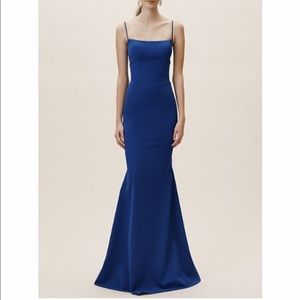 BHLDN Lyle dress in royal blue